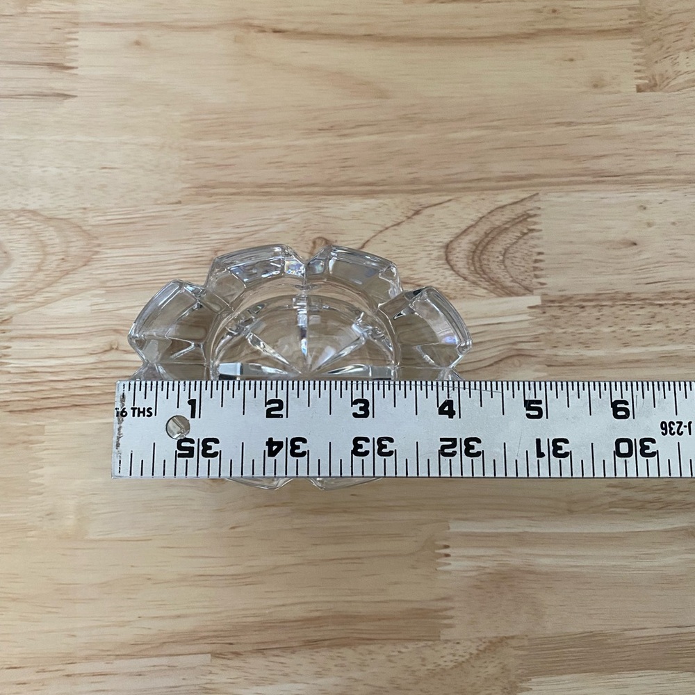 2 Mikasa crystal votive candle holders - Picture 5 of 6